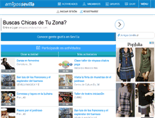 Tablet Screenshot of amigossevilla.com